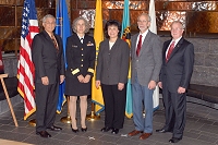 Dr. Richard Church, Theresa Cullen, Dr. Yvette Roubideaux, Rick Olson, and Gary Hartz